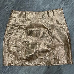 Gold wild fable mini skirt